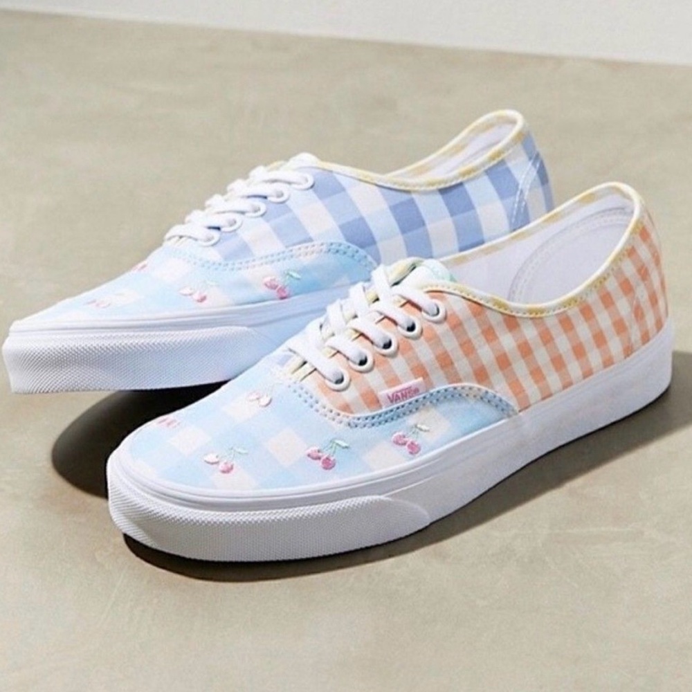 Gingham Block Embroidered Color Patchwork Authent… - image 4